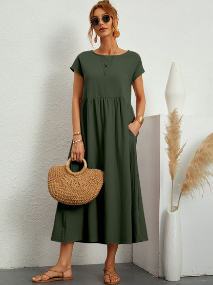 Sérénité - Robe en Coton Fluide