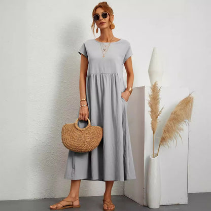 Sérénité - Robe en Coton Fluide