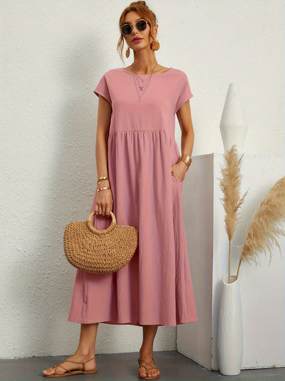 Sérénité - Robe en Coton Fluide