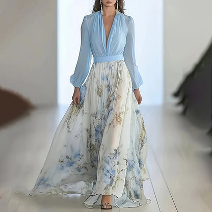 Floraison - Robe Longue Vaporeuse