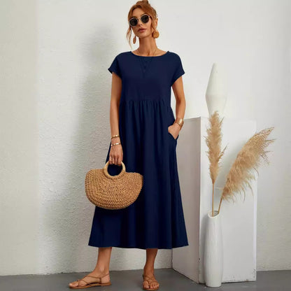 Sérénité - Robe en Coton Fluide