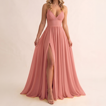Citrine - Robe Maxi Dos Nu