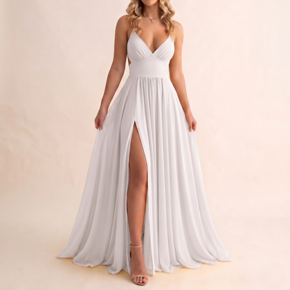 Citrine - Robe Maxi Dos Nu