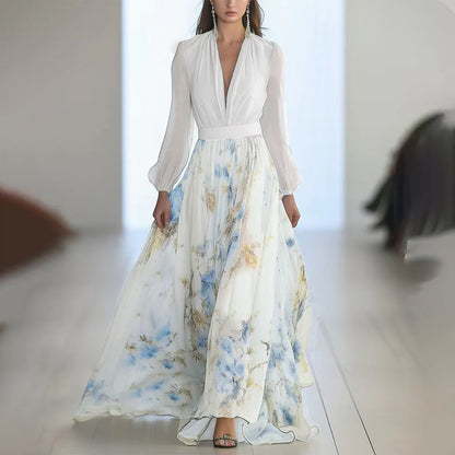 Floraison - Robe Longue Vaporeuse