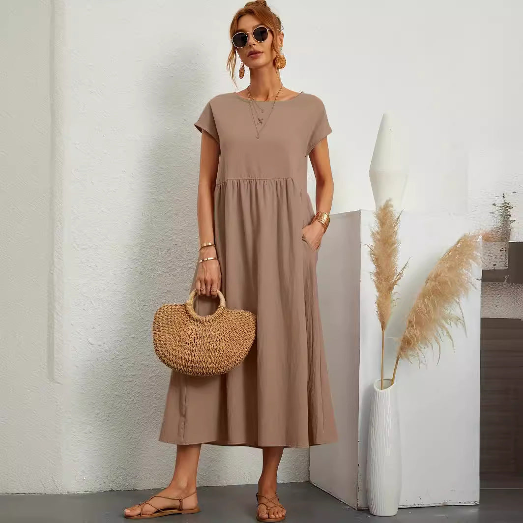 Sérénité - Robe en Coton Fluide
