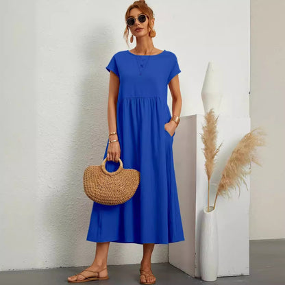 Sérénité - Robe en Coton Fluide